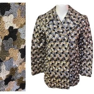 Ordinary People Puzzle Piece Jacket Made in Italy Size 38